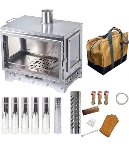 Amazon.co.jp: マトリョーシカ煙突セット 【新保製作所】アウトドア