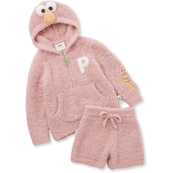 ジェラートピケ クッキーモンスター パーカー＆ショートパンツセット gelato pique（ジェラートピケ）の「【SESAME STREET】クッキー