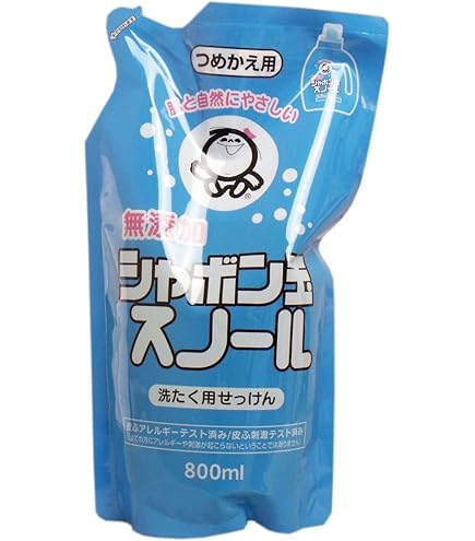 シャボン玉スノール つめかえ用 800ml×2セット