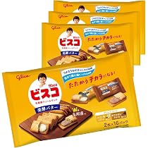 Amazon.co.jp: ビスコ 大袋 発酵バター アソートパック bisco glico