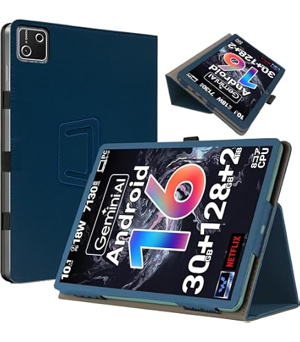 Amazon.co.jp: HEFENGKU HiGrace タブレットケース Android15 10インチ