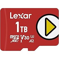 Amazon | Lexar PLAY microSDXCカード UHS-I 512GB A2 V30 U3