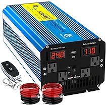 リョクエン Lvyuan DC24V 4000W/8000W インバーター 永久保証】LVYUAN（リョクエン）インバーター 正弦波 24V DC AC