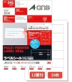 Amazon.co.jp: エーワン ラベルシール 72421 プリンタ兼用 A4 21面 22