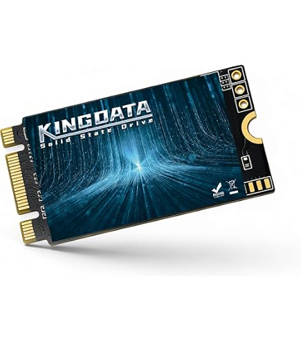 KingSpec 512GB M.2 NVMe SSD, 2242 PCIe Gen3x2 Internal Solid State