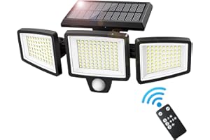 ASEKI(アセキ) ソーラーライト 屋外 防水 センサーライト【210LED 3面発光 光束最大2500ルーメン】3つ知能モード 2200mAh大容量電池 超高輝度 360°角度調整可能 防犯 自動点灯/消灯 ガーデン/壁掛け/庭先/表玄関/駐車場