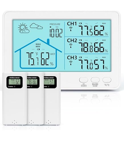 Amazon | 佐藤計量器製作所 最高最低無線温湿度計子機 SK-300R-01 No