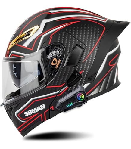 Amazon.co.jp: SOMAN-955 フルフェイスヘルメット バイクヘルメット