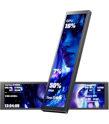 ディスプレイ・モニター本体 Windows11 Amazon.co.jp: 11.3 インチ小型モニター HD 1920x440 IPS LCDミニ