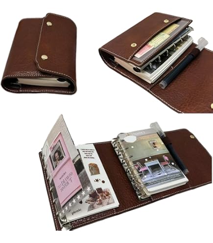 Amazon.co.jp: システム手帳 m5 ビジネス 三つ折り ヴィンテージ