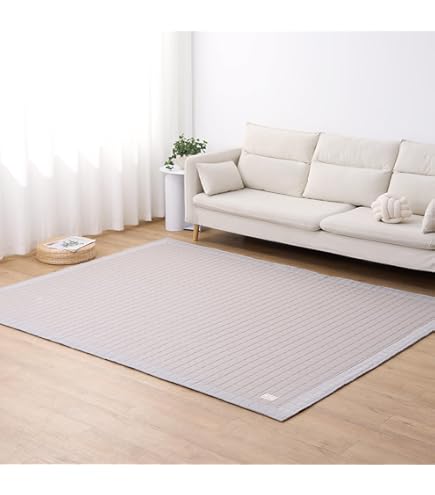 無印良品　綿麻　ループパイルラグ　生成り　200cm×240cm　新品 Amazon｜無印良品 麻綿ループパイルラグ/ブラウン 200×240cm 02926540