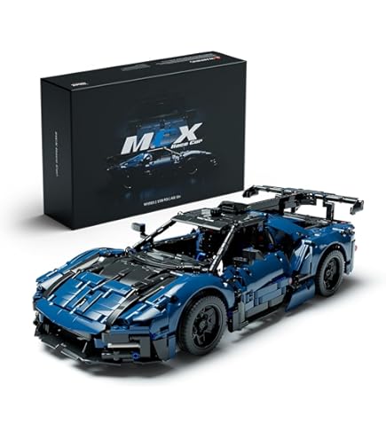 Amazon.co.jp: Nifeliz S63 ハイパーカー 車ブロック おもちゃ、1:8