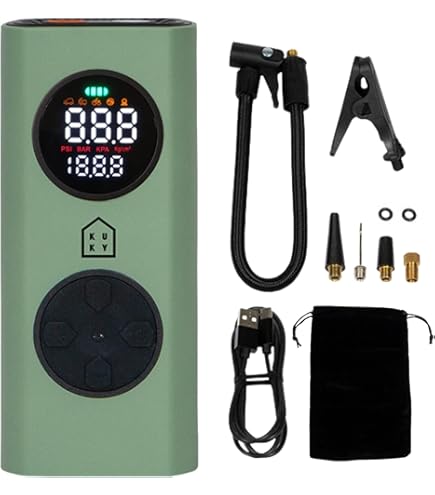 Amazon.co.jp: 【電動空気入れ】 KUKY AUTO PUMP mini FC-360 メロン