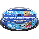 ビクター(Victor) 1回録画用 BD-R VBR130RP10SJ1  (片面1層/1-6倍速/10枚) ホワイト