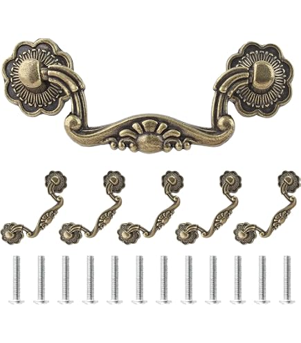 Mascot Hardware Spoon Footed 3 In. (76Mm) Antique Brass Drawer Pull - Pack Of 20