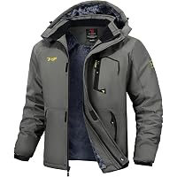 Amazon | [KEFITEVD] アウトドアジャケット メンズ 冬 防寒着