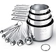 TILUCK Stainless Steel Measuring Cups & Spoons Set | Kitchen Gadgets for Cooking & Baking (10)