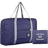 Folding Travel Duffel Bag Packable Light Nylon Waterproof Lightweight Tote on Luggage Sports Duffle Weekend Getaway Overnight