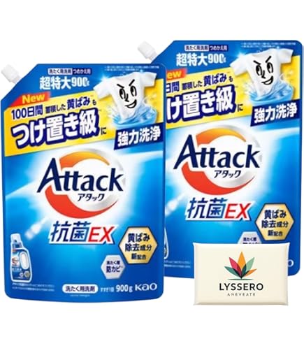 Amazon | 花王 アタック抗菌EX 詰替 特大 1800g | 花王 | 液体洗剤