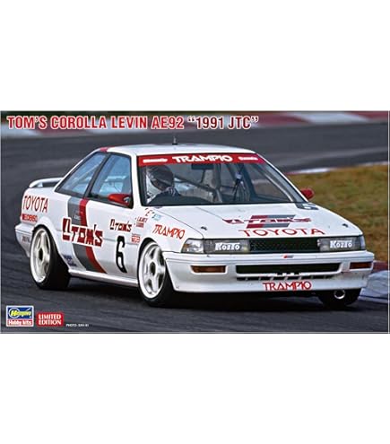 Amazon | ハセガワ 1/24 カローラ レビン AE101 1993 JTC プラモデル