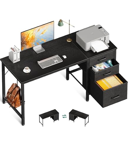 Amazon | YeTom パソコンデスク 机 pcデスク 幅130cm×奥行48cm 布製