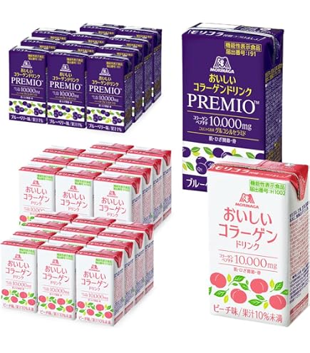 Amazon | 森永製菓 おいしいコラーゲンドリンク 125ml×24本 ピーチ味