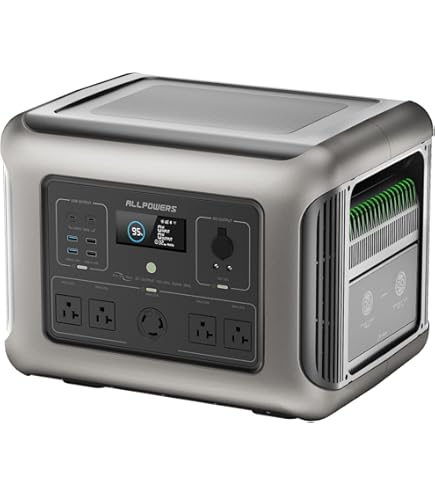 Amazon.co.jp: ALLPOWERS S2000 ポータブル電源 2000W サージ4000W