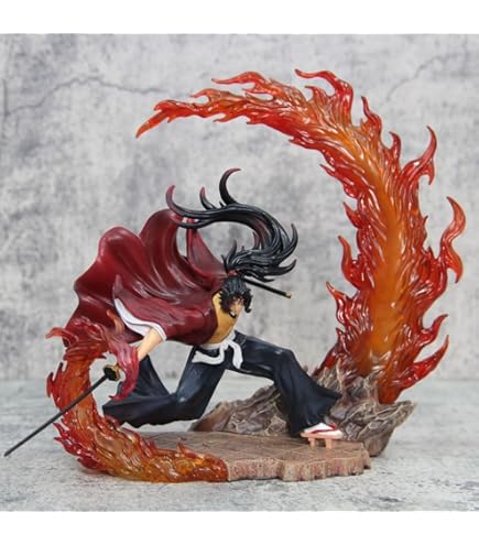 Amazon | 鬼滅黒死牟 フィギュア 置き物 PVC製 海外製 光るフィギュア