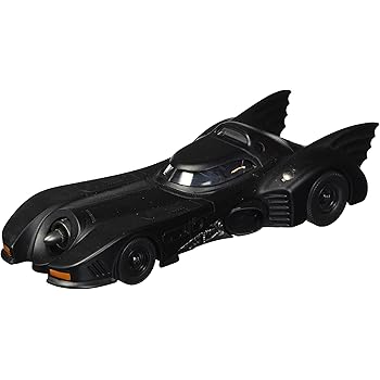 BATMOBIL BATMAN DC COMIC 1989 METAL FIGURINE MINIATURE CAR FIGURE VINTAGE