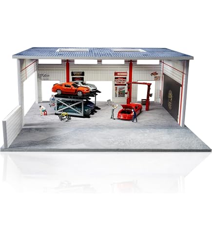 Amazon | American Diorama 76530 ガレージジオラマ 1/64スケール