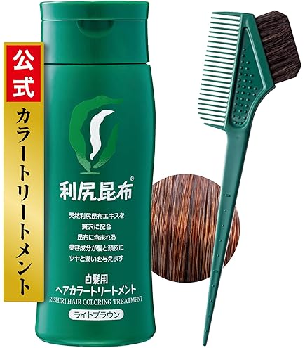 Amazon | Sastty[白髪用] 利尻ヘアカラートリートメント 200g （ライト