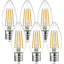 Amazon | LVWIT シャンデリア電球 E17口金 60W形相当 806LM LED