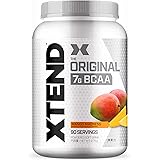 Scivation Xtend BCAA 7000mg Mango Madness 90杯分 (マンゴー) 国内正規品 サイベーション エクステンド 必須アミノ酸 1,278g グルタミン 2,500mg
