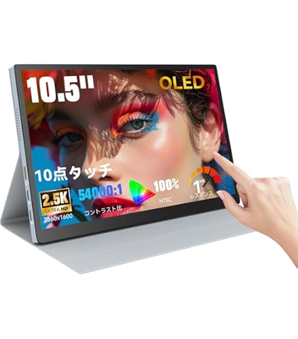 Amazon.co.jp: Cuview モバイルモニター タッチ 10.8インチFHD