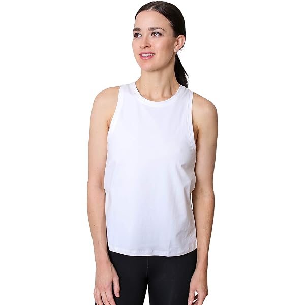 Bally Total Fitness Women’s Peyton Singlet Top – Yoga, Gym & Casual Wear Tank With Mesh Sides