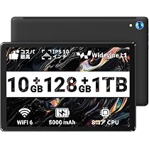 Amazon.co.jp: タブレット 10インチ - 10GB+128GB+1TB拡張 8コアCPU