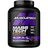 MuscleTech, MASS-TECH（マステック）エクストリーム2020、トリプルチョコレートブラウニー、2.72kg（6ポンド）