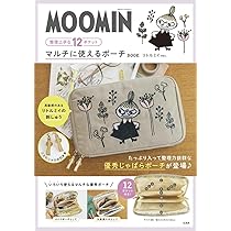 Amazon.co.jp: MOOMIN 整理上手な12ポケット マルチに使えるポーチ