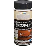 アサヒペン 塗料 ペンキ 水性ステイン 300ML ホワイト 水性 艶消し ステイン仕上げ 上塗り不要 シックハウス対策品 日本製