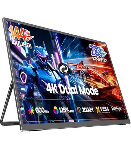 Amazon.co.jp: UPERFECT Delta 23.8インチ 100Hz ポータブルデュアル
