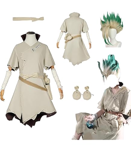 Amazon.co.jp: 石神千空コスプレ衣装5点セット 石神千空コスプレ 石神