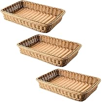 Amazon.co.jp: 収納バスケット 長方形 パンかご 洗えるバスケット 野菜