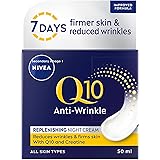 NIVEA Q10 Power Anti-Wrinkle Night Cream (50ml), Anti Aging Face Moisturiser for Women, Firming Face Moisturiser, Anti-Wrinkl