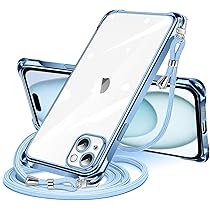 Amazon.co.jp: NISIILNG iPhone 15 用 ケース クリア ショルダー