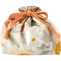 Amazon｜竹中 巾着袋 ランチ保冷巾着 約19×30cm 日本製 ベージュ