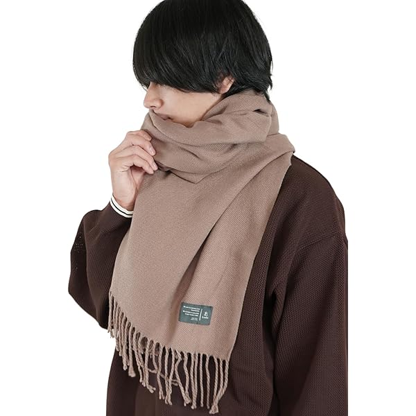 Amazon | [Mviinfly] マフラー メンズ ストール 大判 ストライプ  