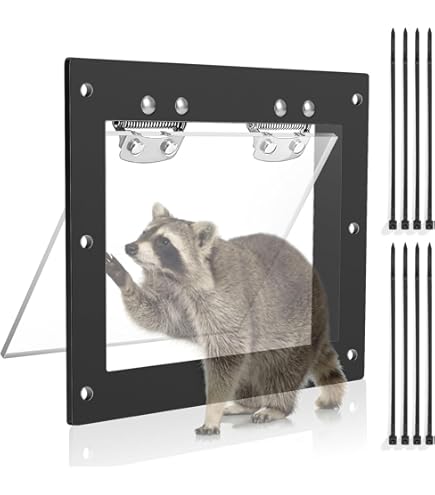 Amazon.co.jp: GROWLING アライグマ ワンウェイドア – ラージサイズ