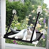 猫 ハンモック 猫ベッド ペットベッド 窓ハンモック 吊り ハンモック ねこ 猫窓ベッド ネコ キャットハンモック キャットマット窓際マット 吸盤式 猫用 小動物 耐荷重10KG ストレス解消 取り付け簡単 バックル付き 4個吸盤 4つの吸盤補助ステ