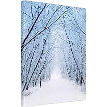 アートポスター  北欧 winter スキー インテリア 絵画 壁飾り アート Amazon.co.jp: 絵画 ポスター 冬 雪景色 北欧 森 自然風景