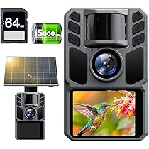 Amazon.co.jp: FKPCAM トレイルカメラ ソーラー式 狩猟用 4K